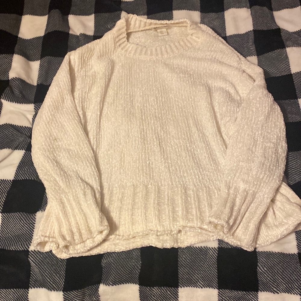white soft cynthia rowley turtleneck sweater